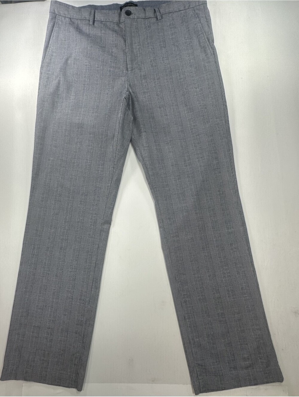 Banana Republic Aiden Flat Straight Chinos Gray Mens 38/32